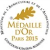 Médaille d'or au concours Général Agricole paris 2015