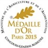 Médaille d'or au concours Général Agricole paris 2015